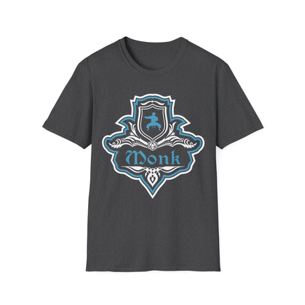 D&D Monk Fancy Emblem T-Shirt-GoblinSmith
