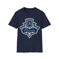 D&D Monk Fancy Emblem T-Shirt-GoblinSmith
