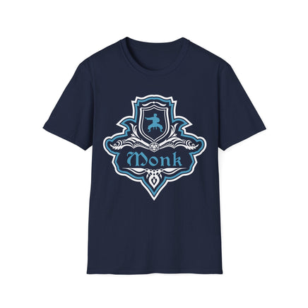 D&D Monk Fancy Emblem T-Shirt-GoblinSmith