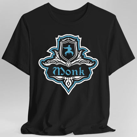 D&D Monk Fancy Emblem T-Shirt-GoblinSmith