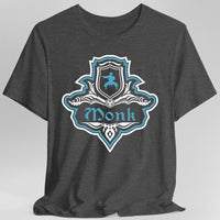 D&D Monk Fancy Emblem T-Shirt-GoblinSmith