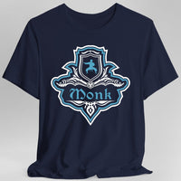 D&D Monk Fancy Emblem T-Shirt-GoblinSmith
