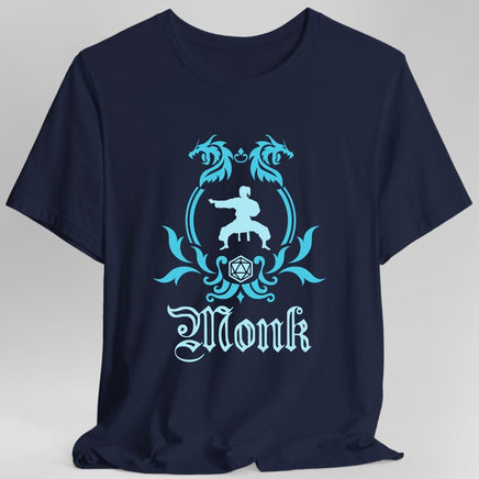 D&D Monk Class Simple Emblem T-Shirt-GoblinSmith