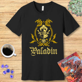 D&D Paladin Class Simple Emblem T-Shirt-GoblinSmith