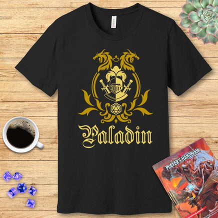 D&D Paladin Class Simple Emblem T-Shirt-GoblinSmith