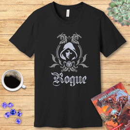 D&D Rogue Class Simple Emblem T-Shirt-GoblinSmith