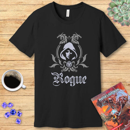 D&D Rogue Class Simple Emblem T-Shirt-GoblinSmith
