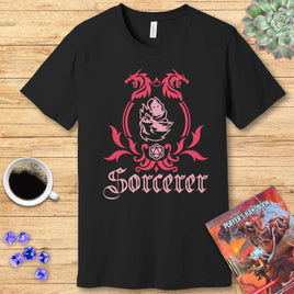 D&D Sorcerer Class Simple Emblem T-Shirt-GoblinSmith