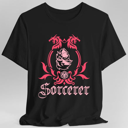D&D Sorcerer Class Simple Emblem T-Shirt-GoblinSmith