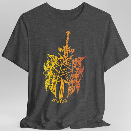D&D Sword D20 T-shirt-GoblinSmith