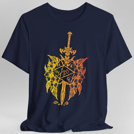 D&D Sword D20 T-shirt-GoblinSmith