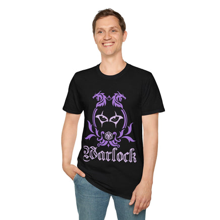 D&D Warlock Class Simple Emblem T-Shirt-GoblinSmith
