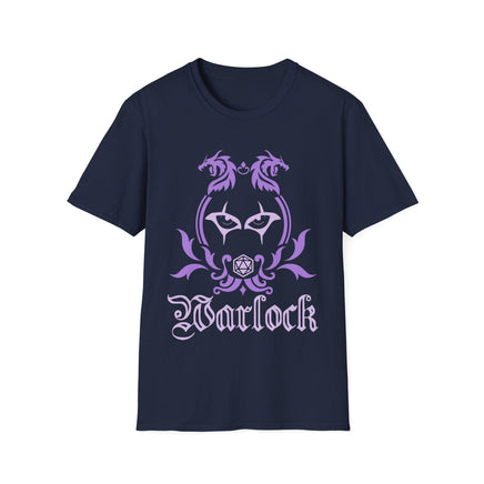 D&D Warlock Class Simple Emblem T-Shirt-GoblinSmith