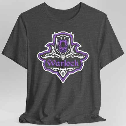 D&D Warlock Class Fancy Emblem T-Shirt-GoblinSmith