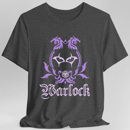 D&D Warlock Class Simple Emblem T-Shirt-GoblinSmith