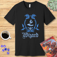 D&D Wizard Class Simple Emblem T-Shirt-GoblinSmith