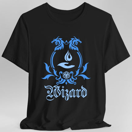D&D Wizard Class Simple Emblem T-Shirt-GoblinSmith