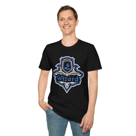 D&D Wizard Class Fancy Emblem T-Shirt-GoblinSmith