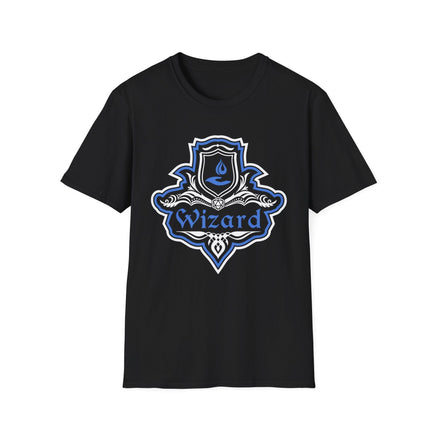 D&D Wizard Class Fancy Emblem T-Shirt-GoblinSmith