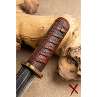 Tanto LARP throwing Knife Red-GoblinSmith