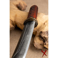 Tanto LARP throwing Knife Red-GoblinSmith