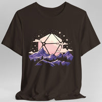D20 Moon Landscape T-shirt-GoblinSmith