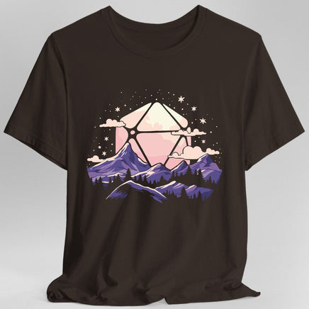 D20 Moon Landscape T-shirt-GoblinSmith