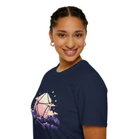 D20 Moon Landscape T-shirt-GoblinSmith