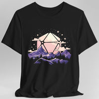 D20 Moon Landscape T-shirt-GoblinSmith
