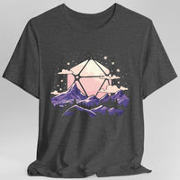 D20 Moon Landscape T-shirt-GoblinSmith