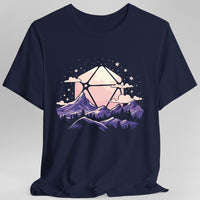 D20 Moon Landscape T-shirt-GoblinSmith