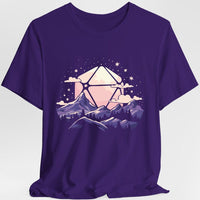 D20 Moon Landscape T-shirt-GoblinSmith