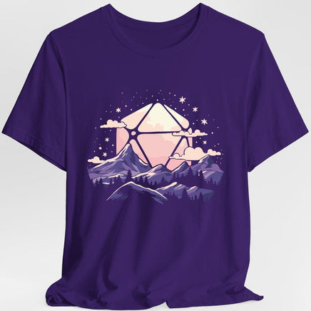 D20 Moon Landscape T-shirt-GoblinSmith
