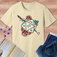 D20 Tattoo T-shirt-GoblinSmith
