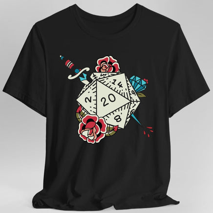 D20 Tattoo T-shirt-GoblinSmith