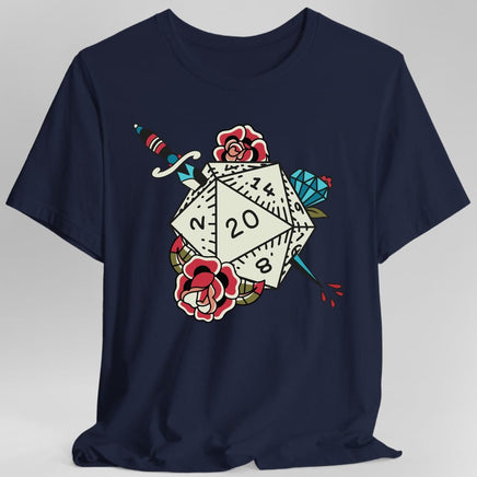 D20 Tattoo T-shirt-GoblinSmith