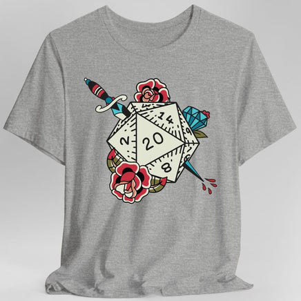 D20 Tattoo T-shirt-GoblinSmith