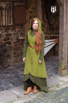 Wrap Dress Dala Linden Green-GoblinSmith