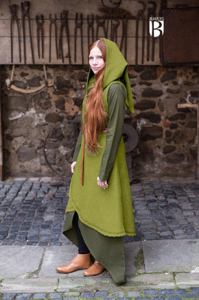 Wrap Dress Dala Linden Green-GoblinSmith