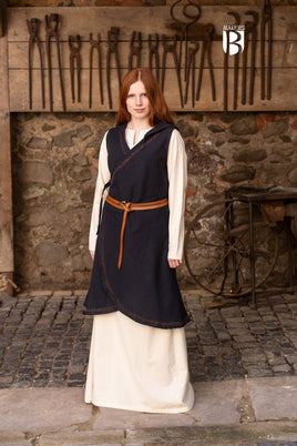Wrap Dress Dala Black-GoblinSmith