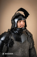 German Sallet Helmet 15th 1,6mm Burnished-GoblinSmith