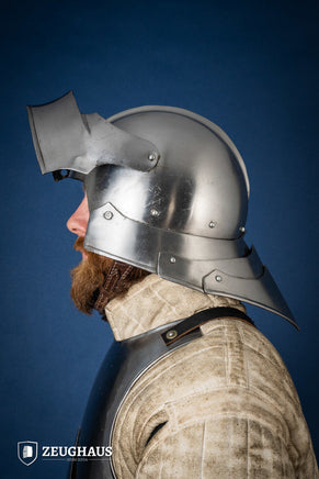 German Sallet Helmet 15th 1,6mm Polished-GoblinSmith