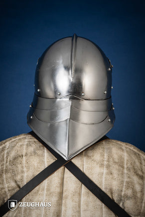 German Sallet Helmet 15th 1,6mm Polished-GoblinSmith