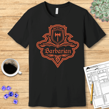 D&D Barbarian Class Emblem T-Shirt-GoblinSmith