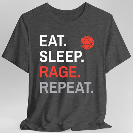 Barbarian T-Shirt – Eat Sleep Rage Repeat-GoblinSmith