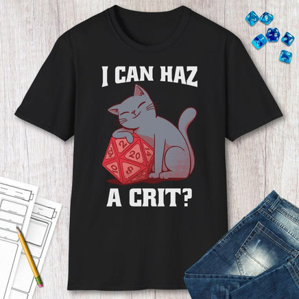 D&D Cat Shirt - I can haz a crit?-GoblinSmith