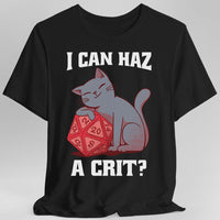 D&D Cat Shirt - I can haz a crit?-GoblinSmith