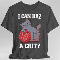 D&D Cat Shirt - I can haz a crit?-GoblinSmith