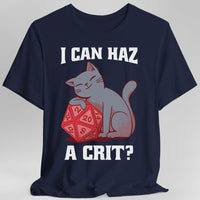 D&D Cat Shirt - I can haz a crit?-GoblinSmith