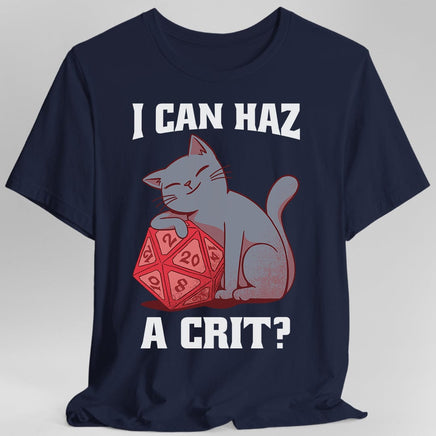 D&D Cat Shirt - I can haz a crit?-GoblinSmith